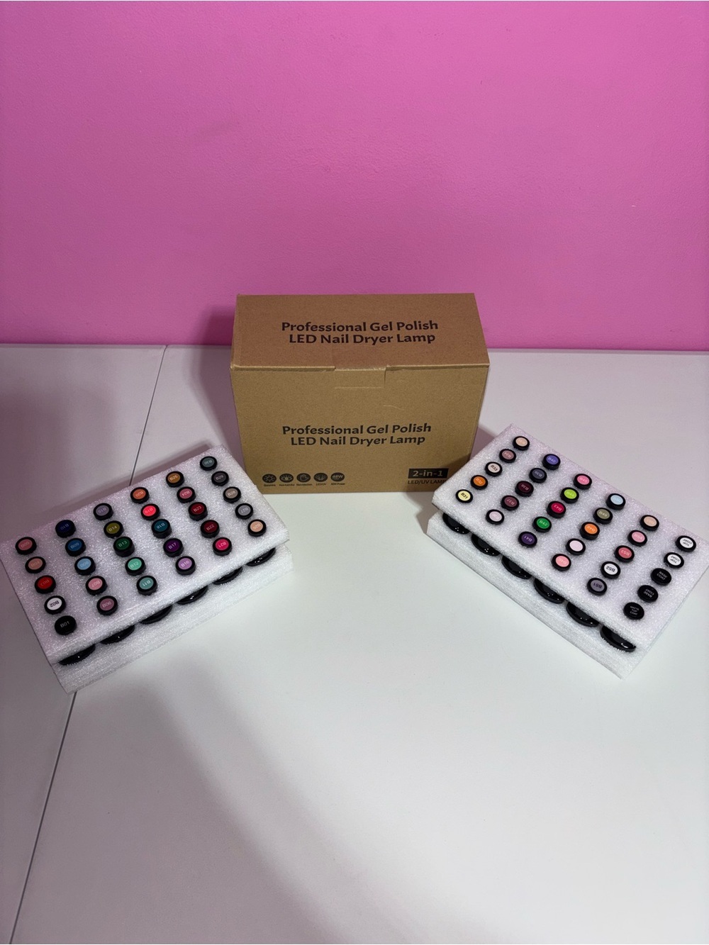 JODSONE 60 Color Gel Nail Polish Kit UV LED Lamp Complete Set New - Picture 8 of 8